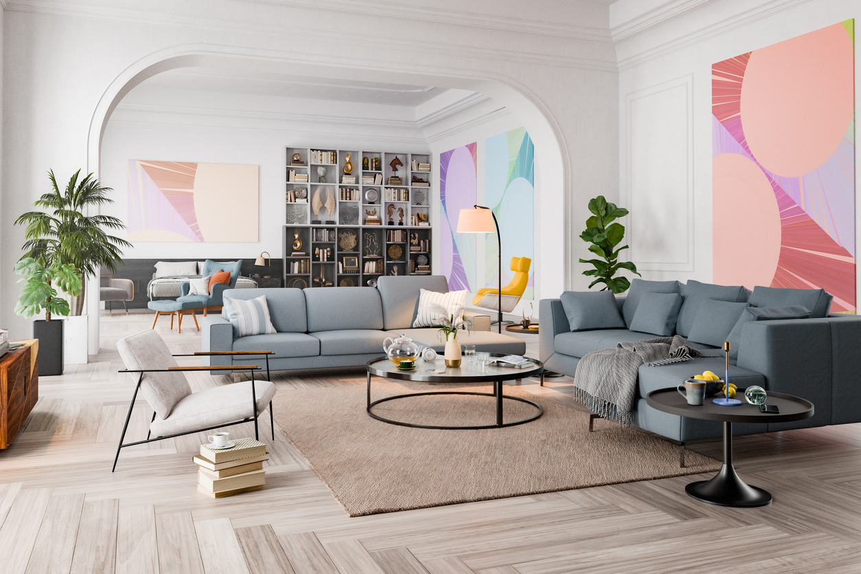 Abitare in una casa che sembra una galleria d’arte